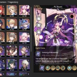 [asia] TL 67⭐ 23 personajes (7 Legendarios) ✨fu xuan + Himeko + Yanqing + blade + silver wolf + ☑️ full acceso ☑️ 0